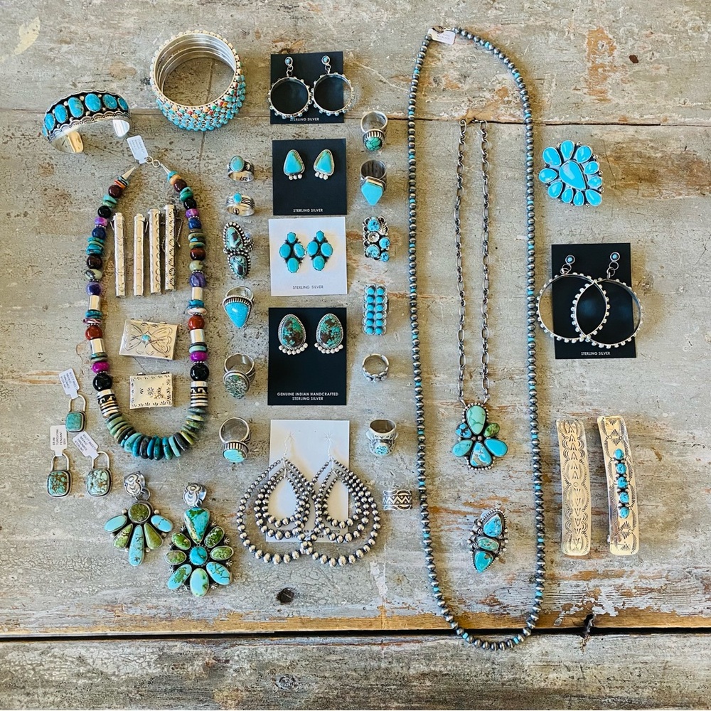 ♥️ Navajo ♥️ Aaron John Sterling Silver & Turquoise Ring - Picture 13 of 13